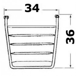 Mini gangway 36x34 cm