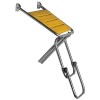 Piattaforma posteriore in Iroko con scaletta 58x52 cm - N°1 - comptoirnautique.com