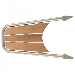 Delphinière AISI 316/teck...