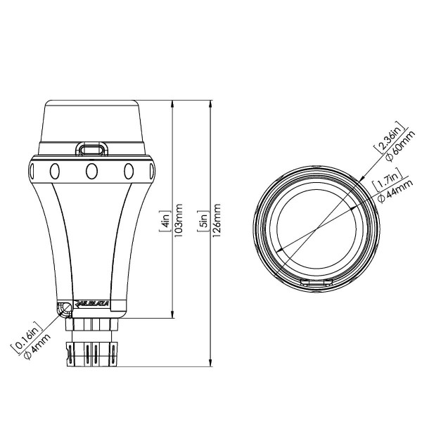 Illuminate i360 white navigation light - N°1 - comptoirnautique.com