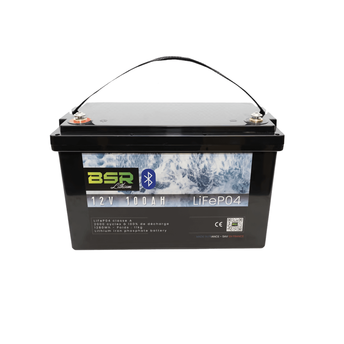 BSR-BAC-12100 - Batterie lithium BSR Monobloc 12V 100A