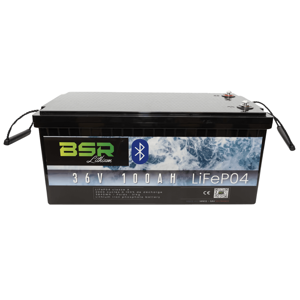 BSR-BAC-36100 - Batterie lithium BSR Monobloc 36V 100A