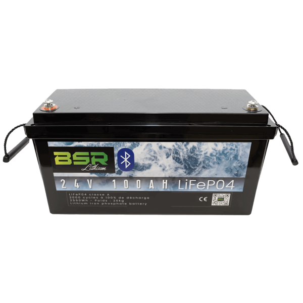 Batterie lithium BSR Monobloc 24V - 100A - N°1 - comptoirnautique.com