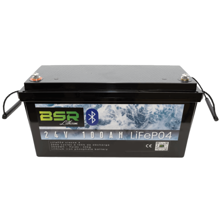 BSR-BAC-24100 - Batterie lithium BSR Monobloc 24V 100A