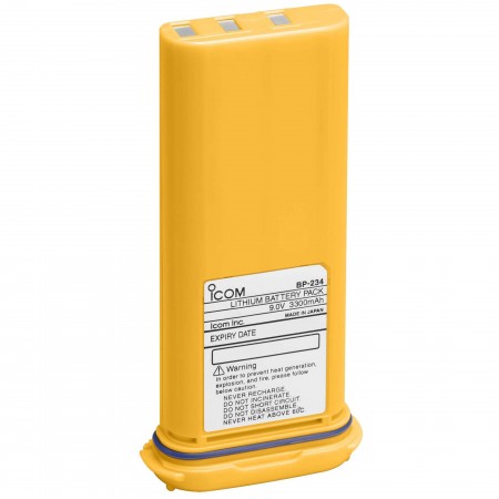 Pile Li-ion 9V 3300mAh jaune (non rechargeable)