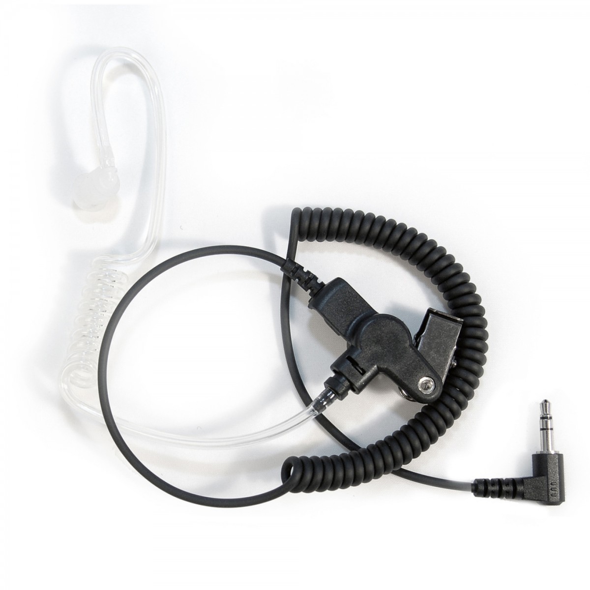 Oreillette translucide jack  3,5mm avec cordon extensible