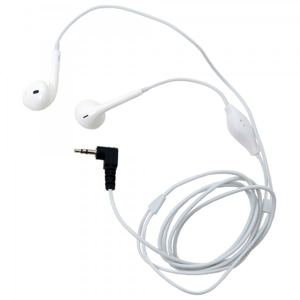 Ecouteurs avec microphone type iPhone,  jack 2,5mm - N°1 - comptoirnautique.com