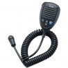 High microphone-black speaker