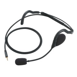 Casque contour de nuque avec micro flexible