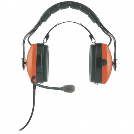 Casque CT-HeavyDuty + bouton PTT intégré et cordon spirale