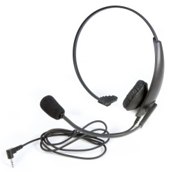 Casque contour de tête avec micro flexible, jack 2,5mm