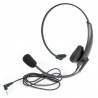 Casque contour de tête avec micro flexible, jack 2,5mm