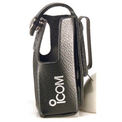 Housse cuir avec clip pince métal.