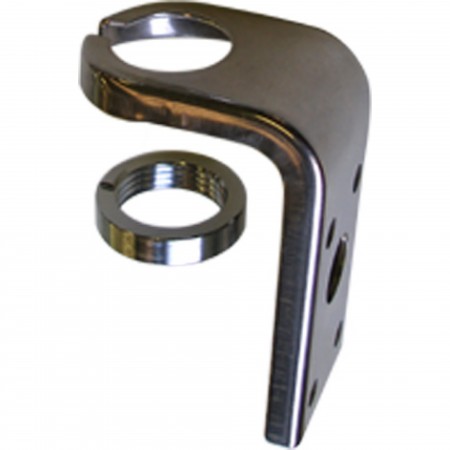 Equerre inox percée pour antenne 1"1/4