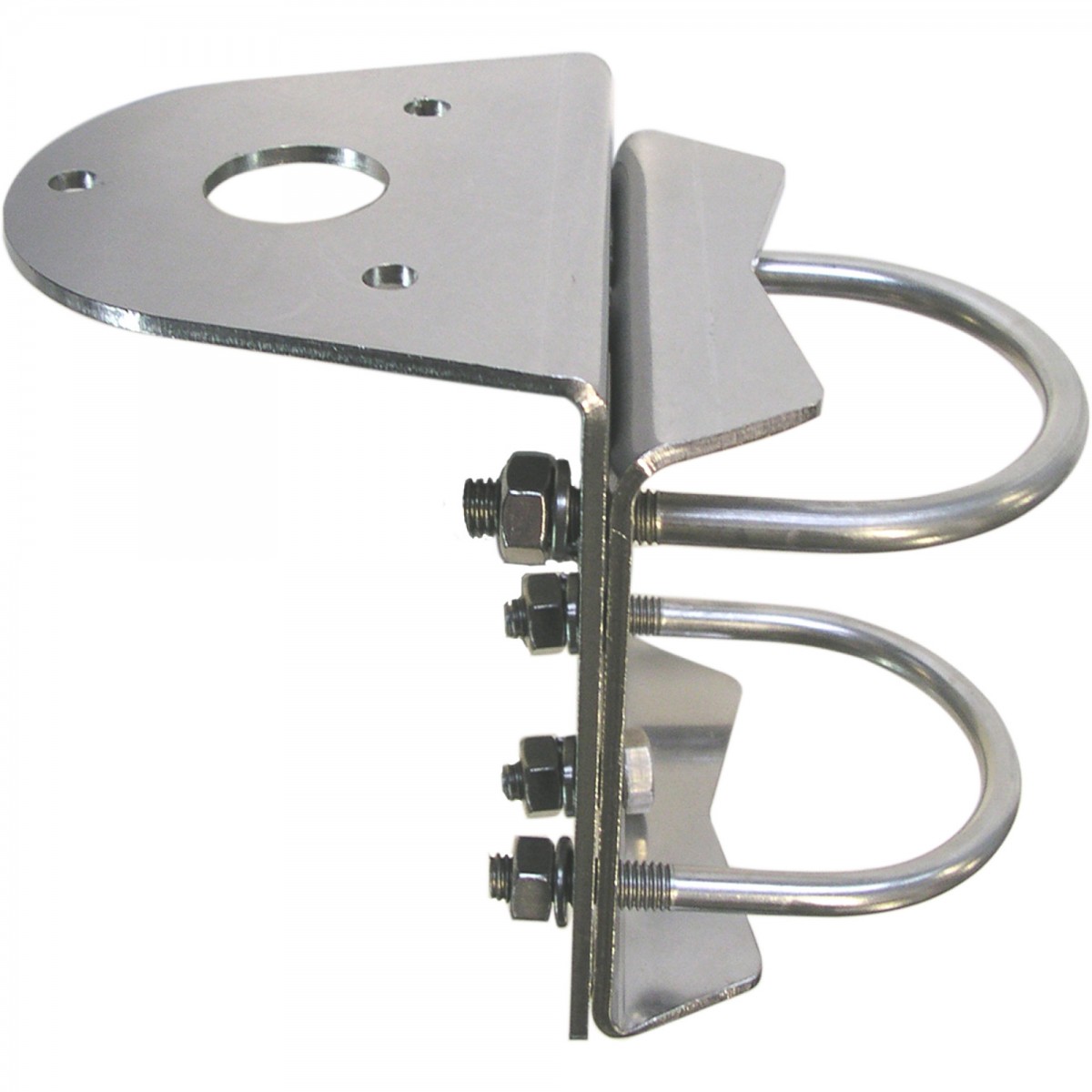 Etrier de fixation en axier inoxydable pour antenne 1"1/4