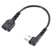 Câble adaptateur double jack classique femelle vers double jack étanche mâle coudé - N°1 - comptoirnautique.com