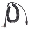 Cordon torsadé double Jack pour connexion casque  antibruit Flex et portatif ICOM Aviation - N°1 - comptoirnautique.com