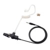 Oreillette transparente à tube acoustique + pince et raccord filleté 2,5mm - N°1 - comptoirnautique.com