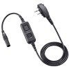 Boitier bouton PTT,  double jack vissé,  entrée jack 2,5mm - N°1 - comptoirnautique.com