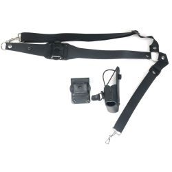 Housse universelle en cuir, avec baudrier XL, clip pivot et passant ceinture avec bouton pression