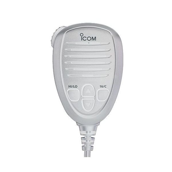 Microphone, blanc pour IC-M330GE NOIR - N°1 - comptoirnautique.com