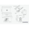 Staffa PowerTower per antenna Starlink - Alluminio, H.150mm - N°2 - comptoirnautique.com