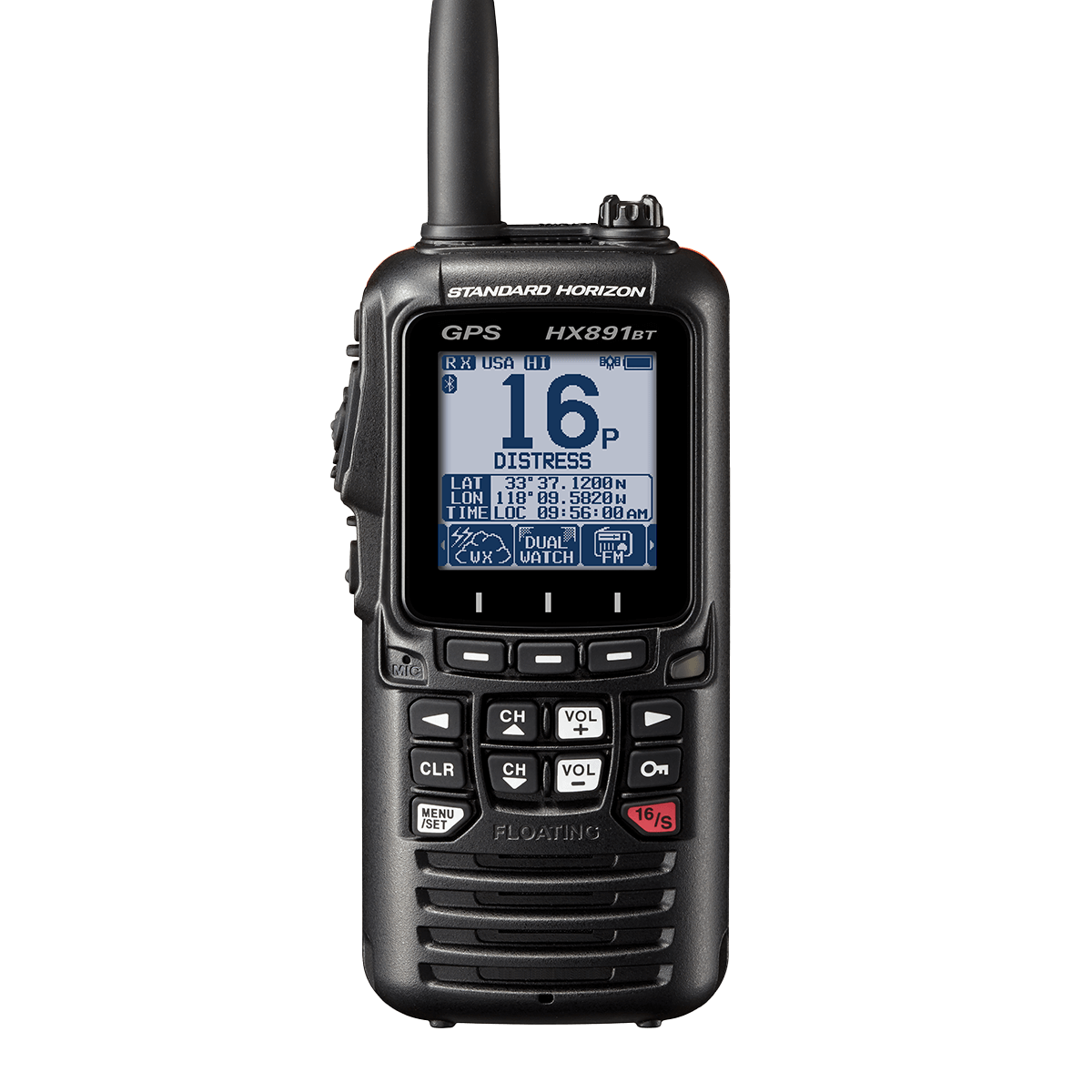 STH-HX891BT/E - VHF portable Standard Horizon HX891BT noir