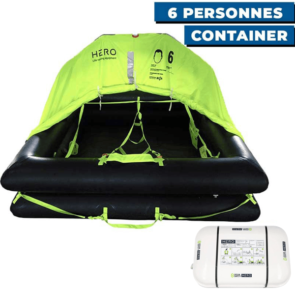 Radeau de survie côtier compact Coastal Ocean Safety En container 6 personnes - N°5 - comptoirnautique.com