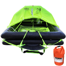 Compact offshore life raft...