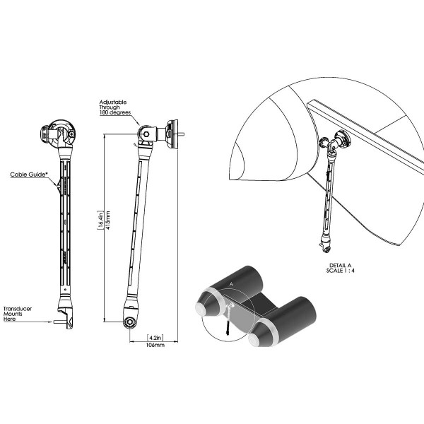 Brazo de extensión para sonda XL - N°2 - comptoirnautique.com