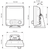 Dimensions du transpondeur AIS em-trak B400 5W classe B - N°10 - comptoirnautique.com