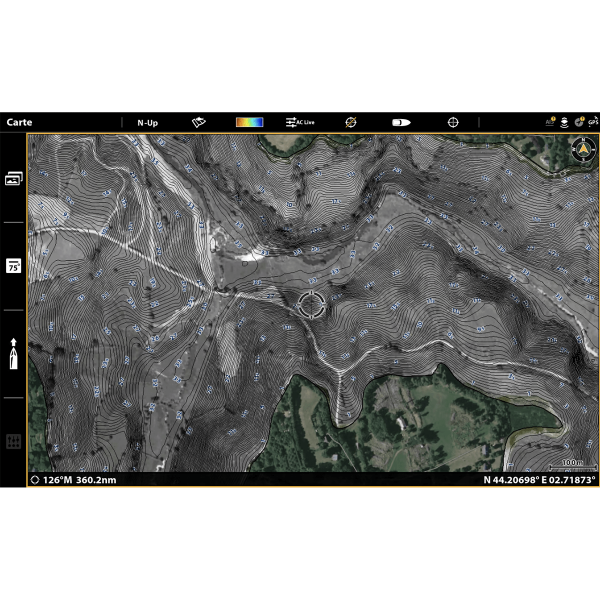 Detailed map of major French lakes - N°11 - comptoirnautique.com