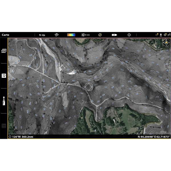 Mappa dettagliata dei principali laghi francesi - N°11 - comptoirnautique.com