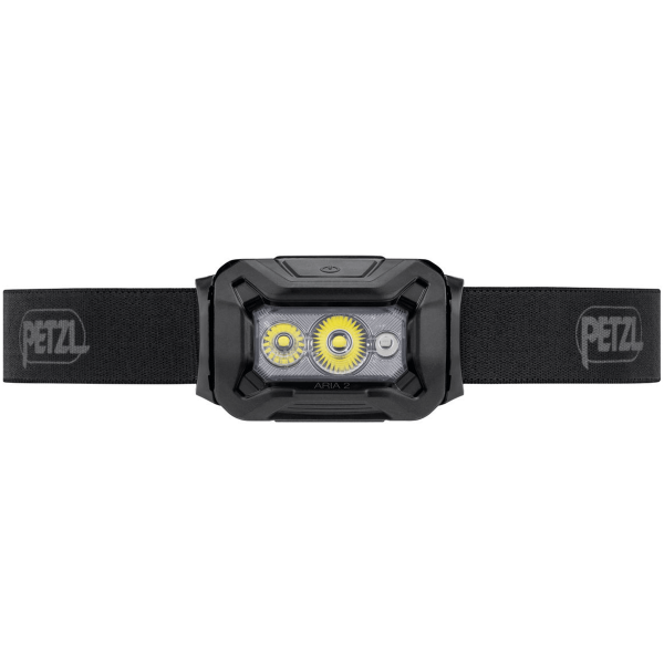 Lampe frontale Petzel ARIA 2 RGB - noir face - N°2 - comptoirnautique.com