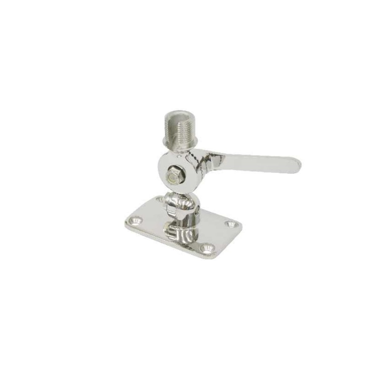 2-axis articulated stainless steel ball joint with locking by handle