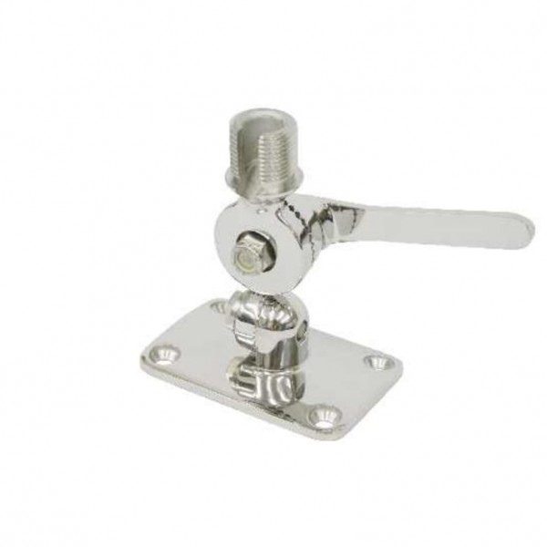 2-axis articulated stainless steel ball joint with locking by handle - N°1 - comptoirnautique.com