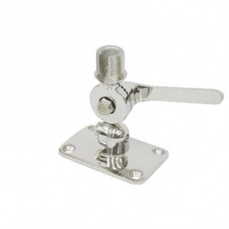 2-axis articulated stainless steel ball joint with locking by handle