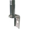 Stainless steel bracket for antenna mounting on vertical partition