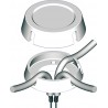 Prensaestopas plástico múltiple para cables RG-58 de 1 a 4 5mm