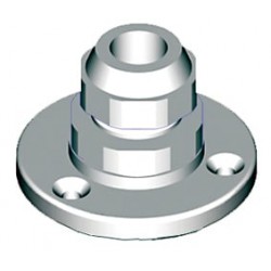 Passe câble plastique simple pour câble de 4 à 11 mm