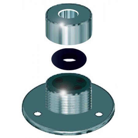 Passe câble inox simple pour câble de 4 à 11 mm