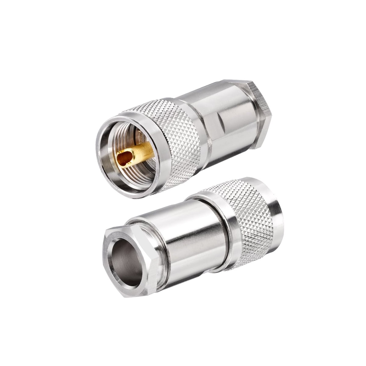 PL-259 male connector for RG-213 cable