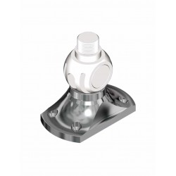 360° rotating support for 1" antenna mounting