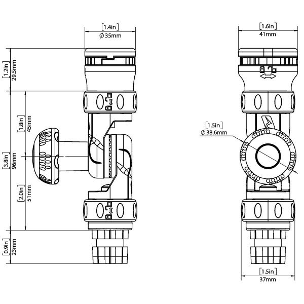 dimensions Extension ajustable R-Lock - N°2 - comptoirnautique.com