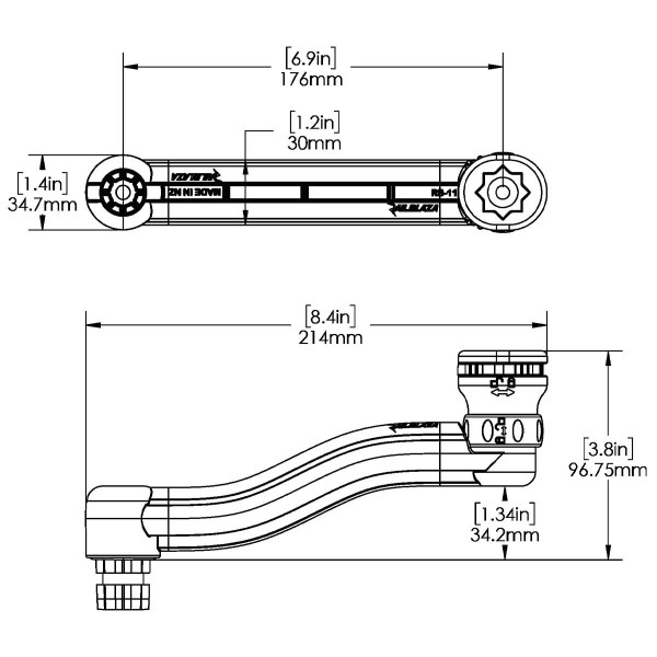 Braço giratório R-Lock - N°2 - comptoirnautique.com