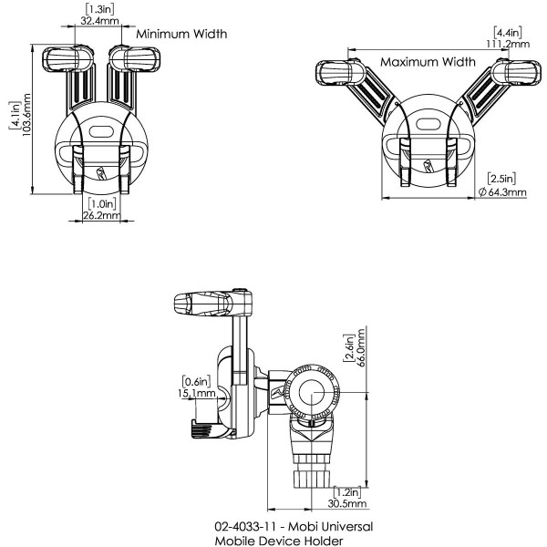 Mobi Device adjustable stand - N°2 - comptoirnautique.com