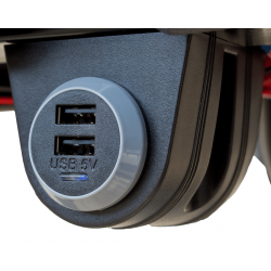 Duales USB-A-Ladegerät + Montagehalterung