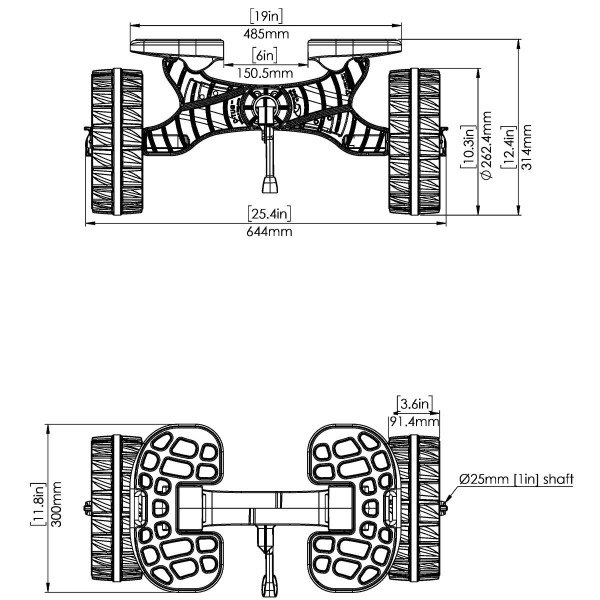 C-Tug Canoe and Kayak Cart - N°2 - comptoirnautique.com