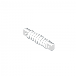 Isolador para antena de fio