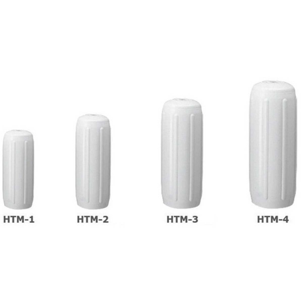 Para-choques branco Polyform HTM1 - N°3 - comptoirnautique.com